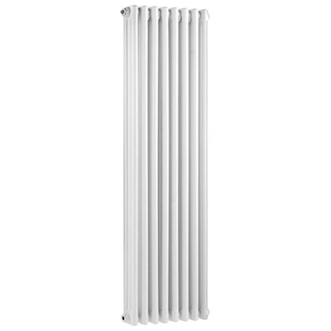 Hudson Reed Colosseum 1800x381mm White 1300W 3 Column Traditional Radiator HX312