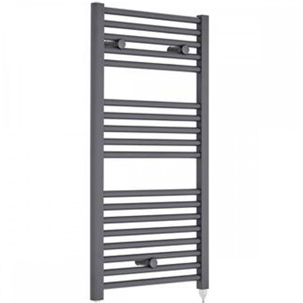Nuie 920x480mm Anthracite 500W Electric Ladder Heated Towel Rail MTY154