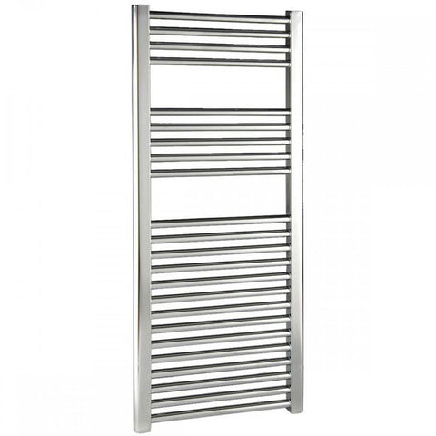 Nuie 500x1100mm Chrome 300W Straight Ladder Heated Towel Rail HK382