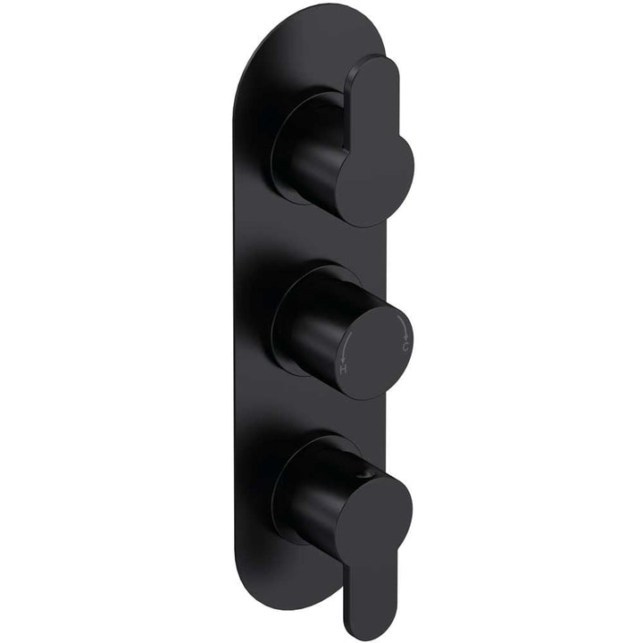 nuie-arvan-matt-black-triple-thermostatic-shower-valve---arv4tr02-