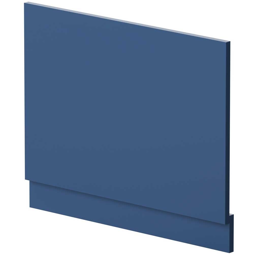 Nuie Blocks Satin Blue 700mm Bath End Panel - MOF370