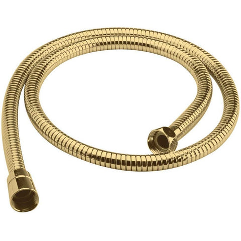 Nuie Brushed Brass Round Flexible Shower Hose 1.5m - A891