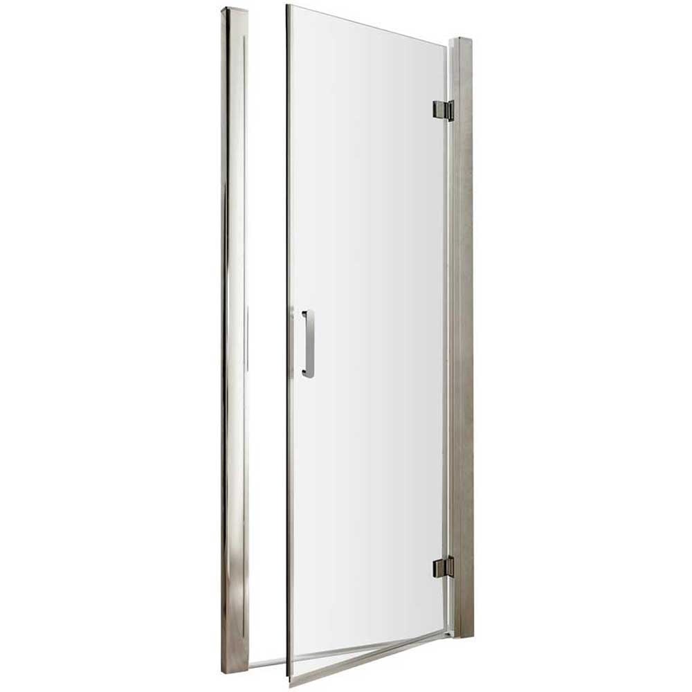 Nuie Pacific Hinged Shower Door With Handle 700mm - AQHD70H3