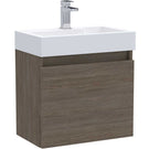 nuie-merit-brown-grey-avola-slimline-500mm-1-door-wall-hung-vanity--basin---mer014-