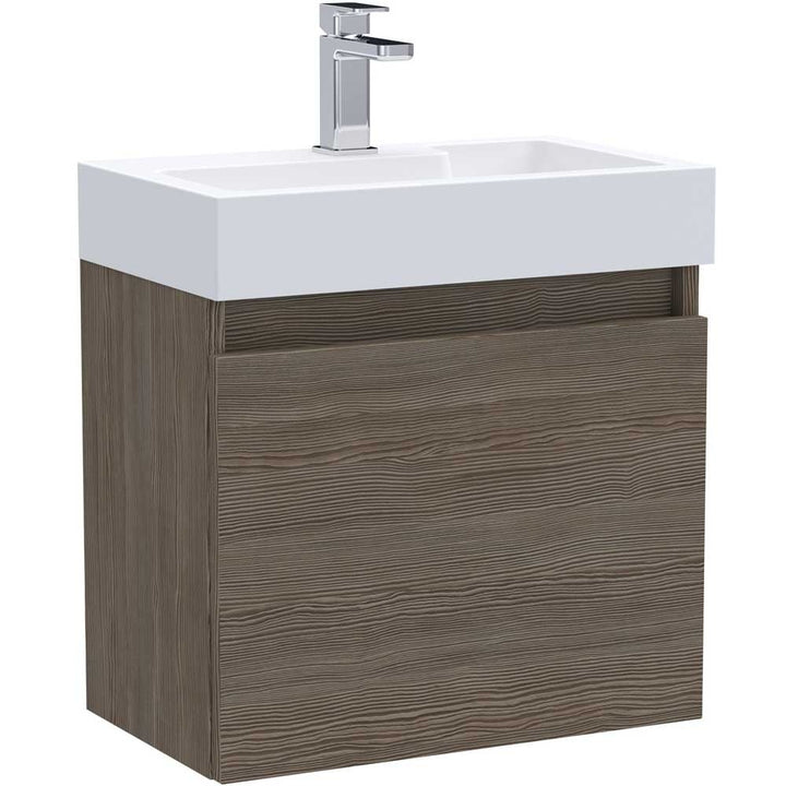 nuie-merit-brown-grey-avola-slimline-500mm-1-door-wall-hung-vanity--basin---mer014-
