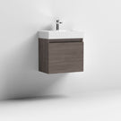 nuie-merit-brown-grey-avola-slimline-500mm-1-door-wall-hung-vanity--basin---mer014-