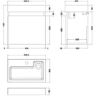 nuie-merit-brown-grey-avola-slimline-500mm-1-door-wall-hung-vanity--basin---mer014-