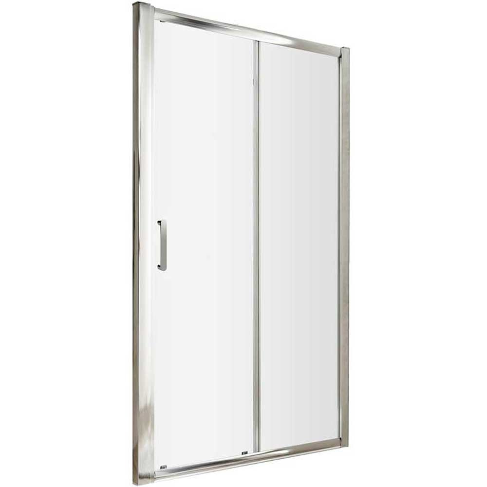 Nuie Pacific Sliding Shower Door With Handle 1100mm - AQSL11H3