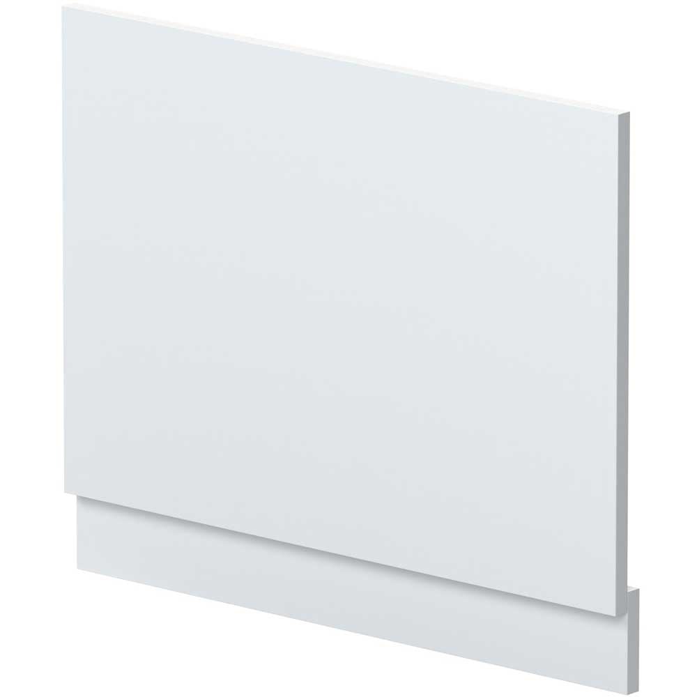 Nuie Blocks Satin White 700mm Bath End Panel - MOF170