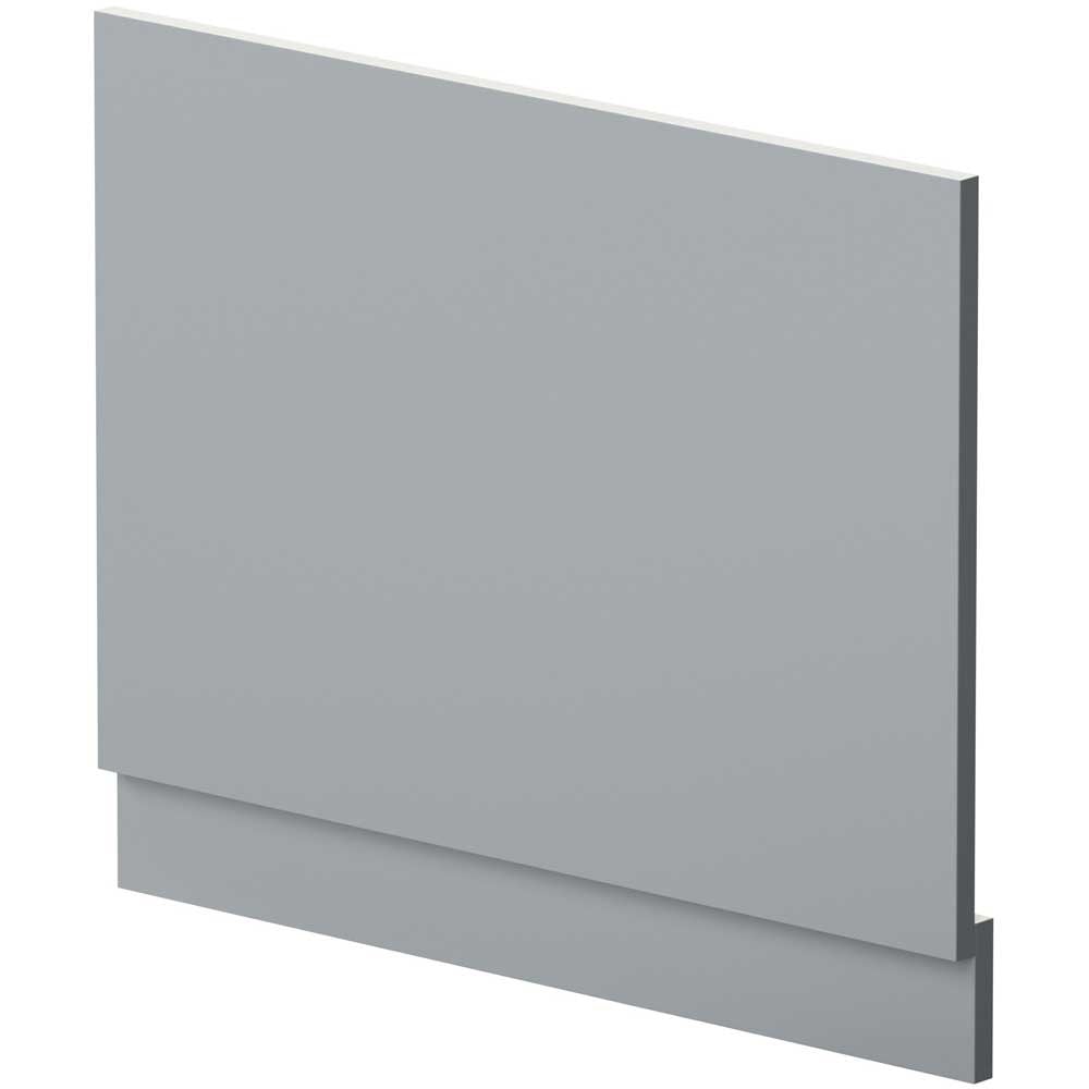 Nuie Blocks Satin Grey 700mm Bath End Panel - MOF270