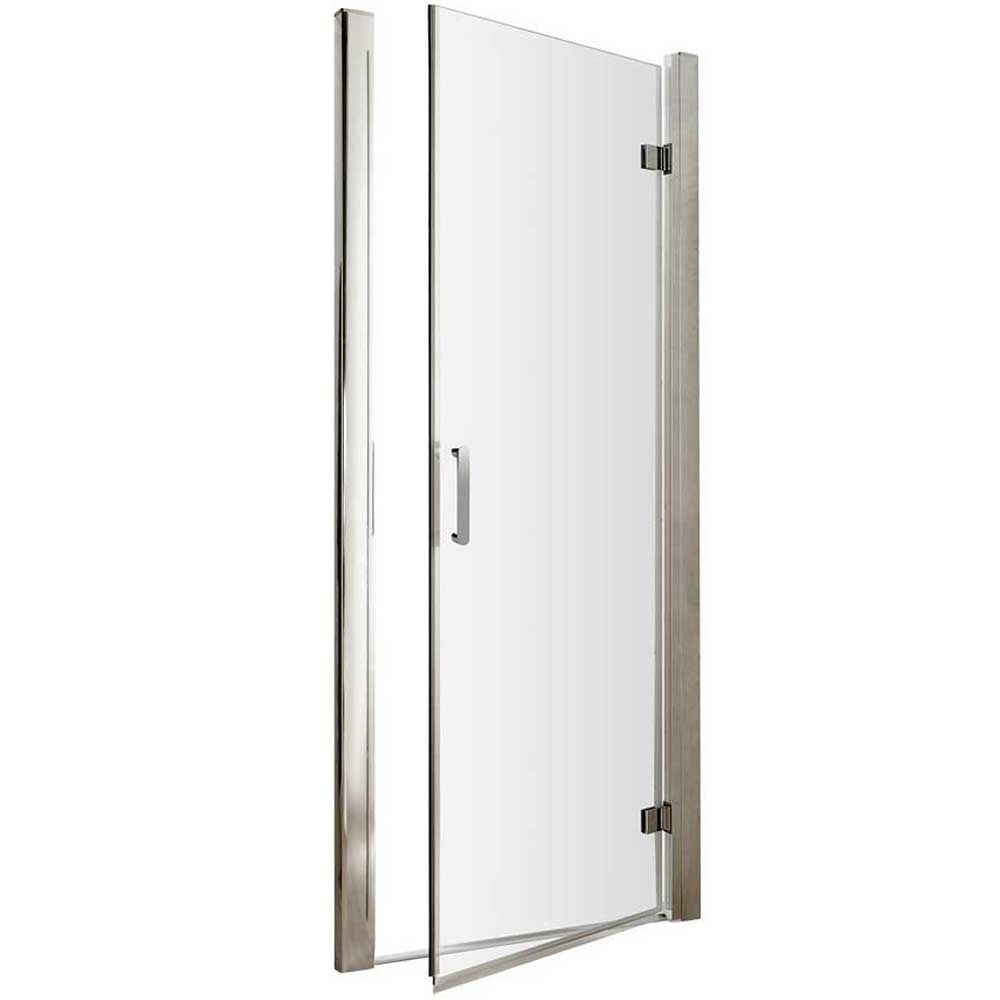 Nuie Pacific Hinged Shower Door With Handle 760mm - AQHD76H3