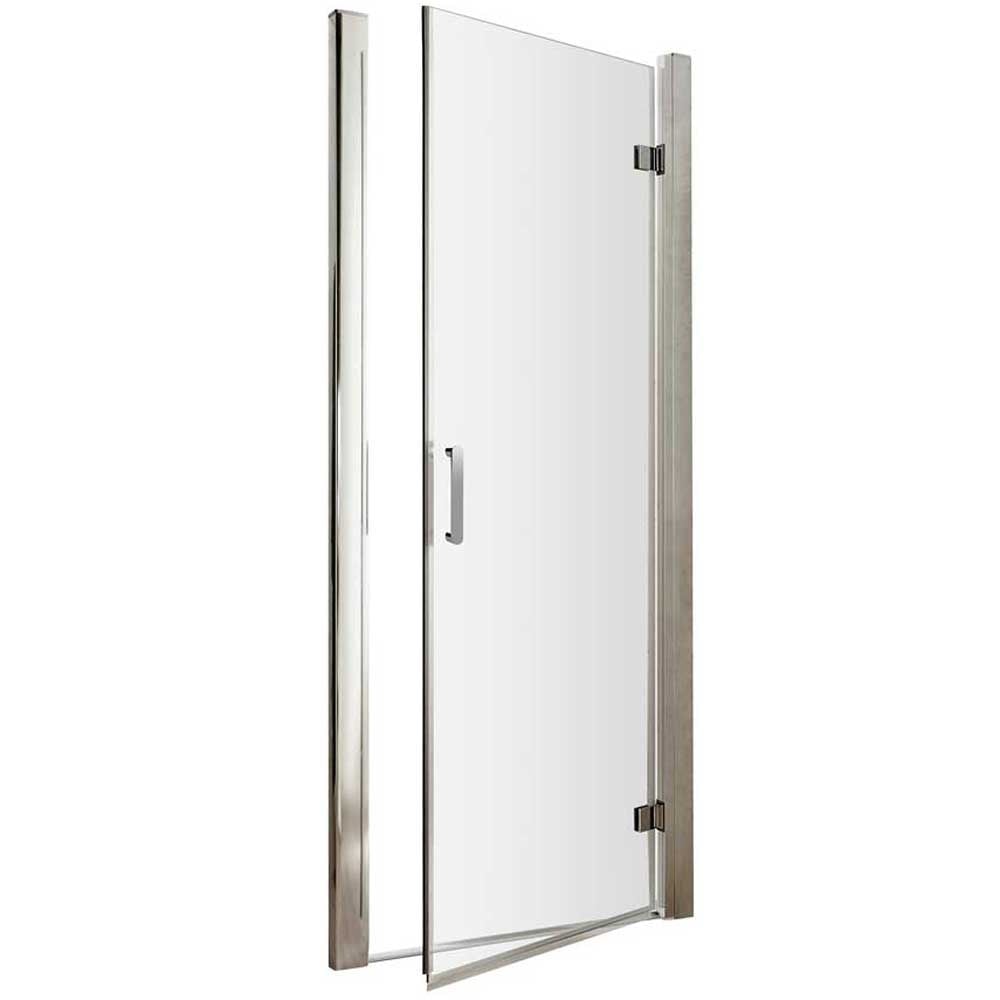 Nuie Pacific Hinged Shower Door With Handle 800mm - AQHD80H3