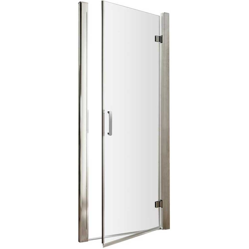 Nuie Pacific Hinged Shower Door With Handle 900mm - AQHD90H3