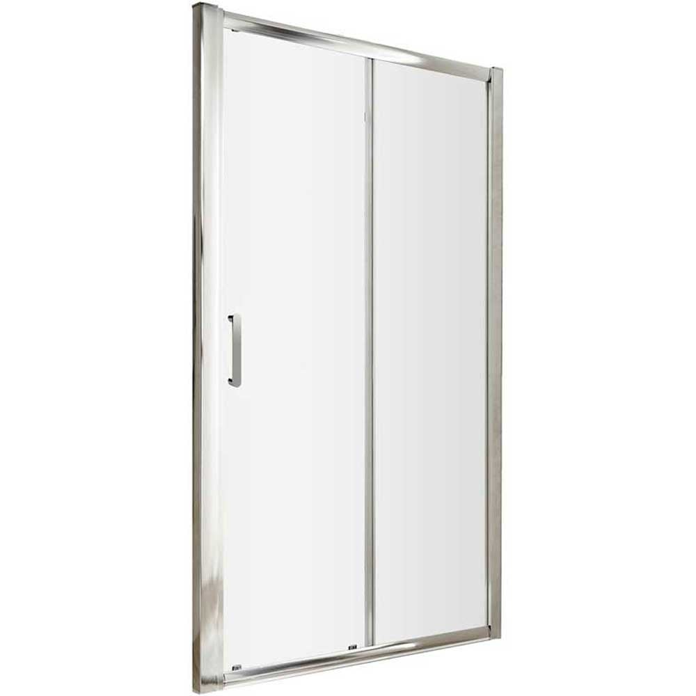 Nuie Pacific Sliding Shower Door With Handle 1200mm - AQSL12H3