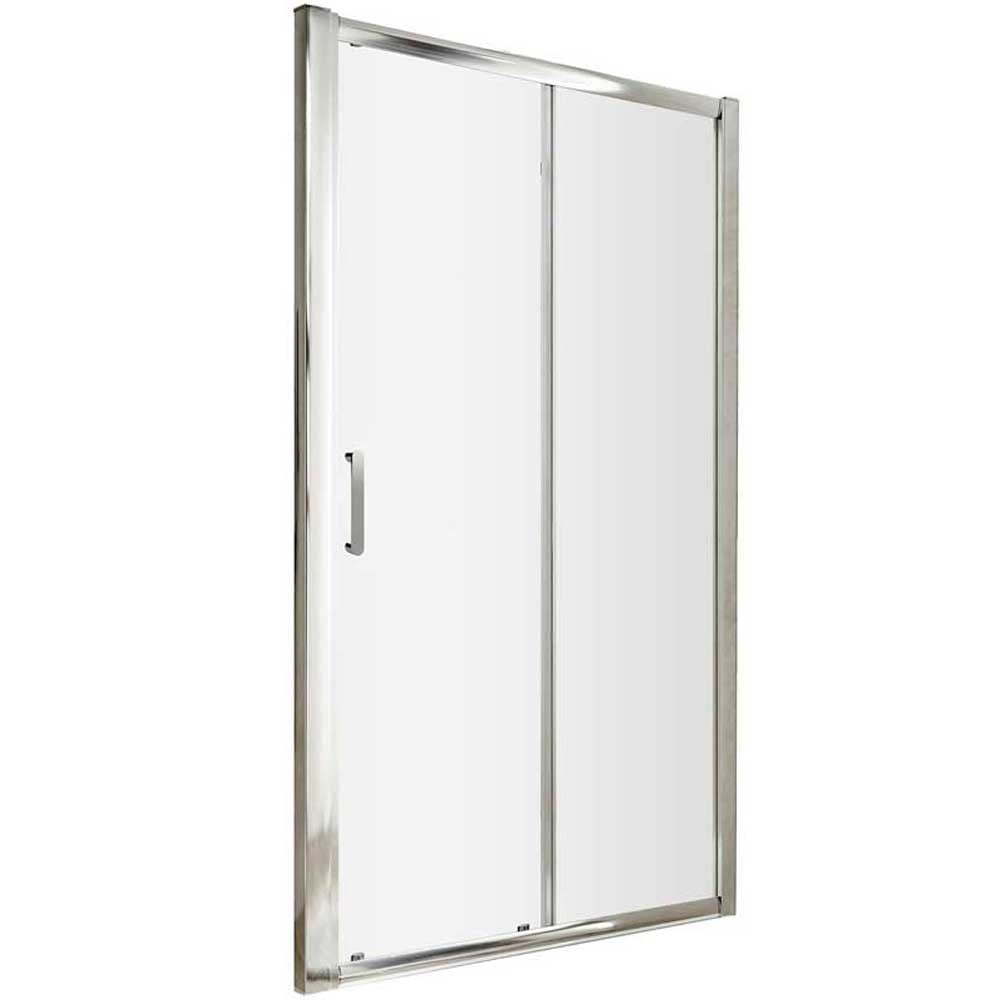 Nuie Pacific Sliding Shower Door With Handle 1400mm - AQSL14H3