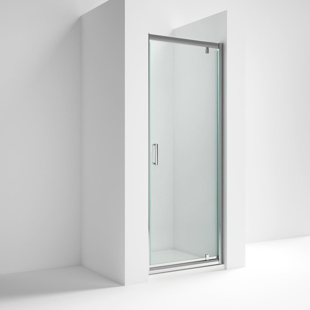 Nuie Ella Pivot Shower Door with Handle 700mm - ERPD70H5