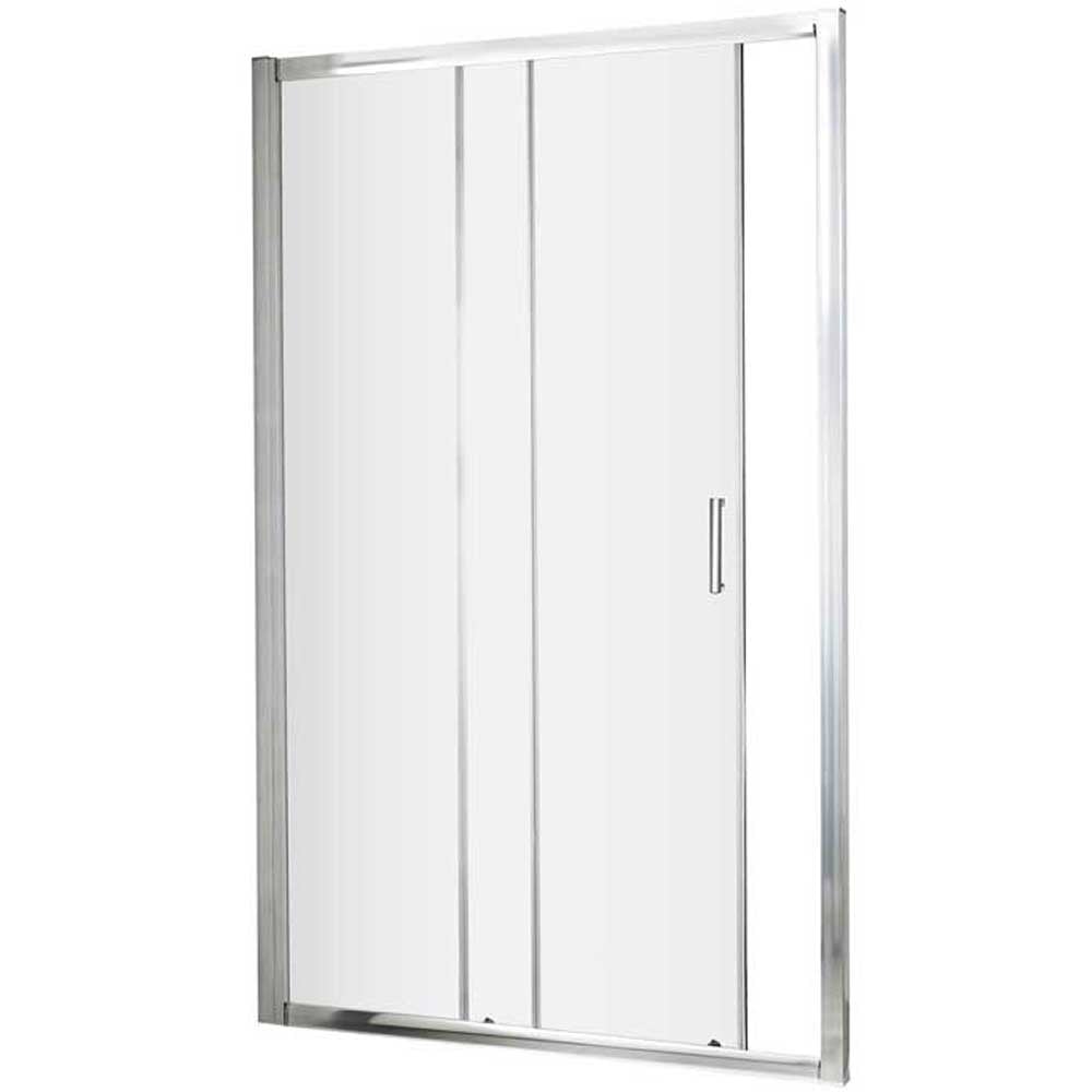 Nuie Ella Sliding Shower Door with Handle 1000mm - ERSL10H5