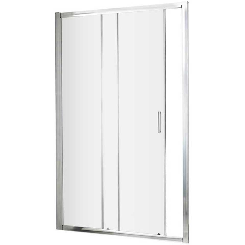 Nuie Ella Sliding Shower Door with Handle 1200mm - ERSL12H5