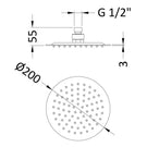 nuie-matt-black-round-fixed-shower-head-200mm---a4082-