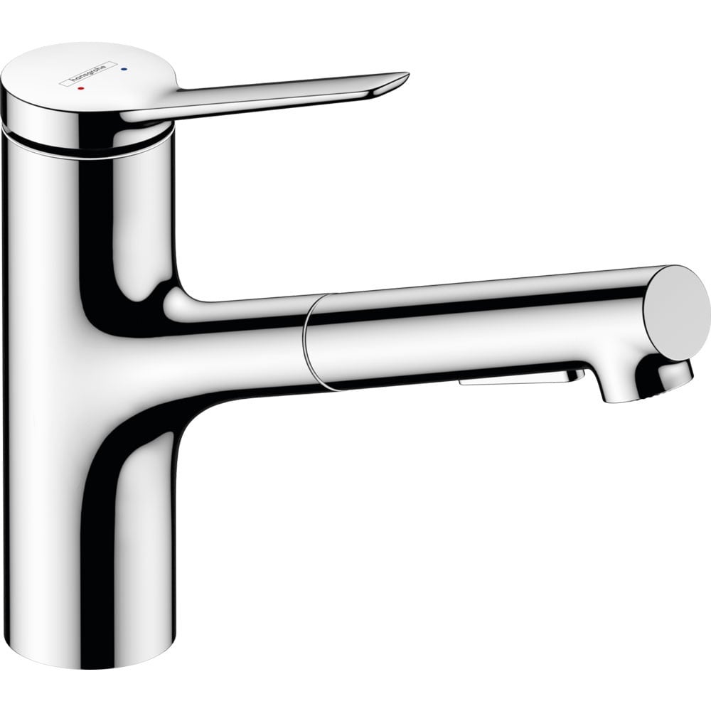 Hansgrohe Zesis M33 150 2 Jet Pull Out Spray Single Lever Kitchen Sink Mixer Tap