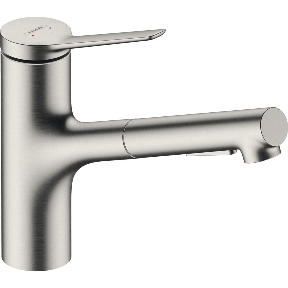 Hansgrohe Zesis M33 150 2 Jet Pull Out Spray Single Lever Kitchen Sink Mixer Tap