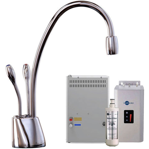Insinkerator Chrome Boiling Hot & Filtered Chilled Cold Water Tap & Tank