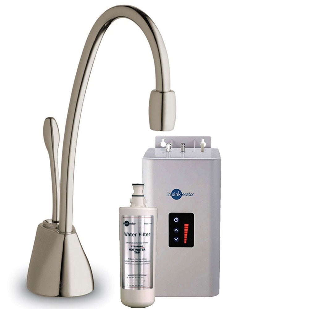 Insinkerator Brushed Steel Boiling Hot Kitchen Sink Kettle Tap & Neo Tank