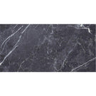 Black marble countertop with natural vein pattern