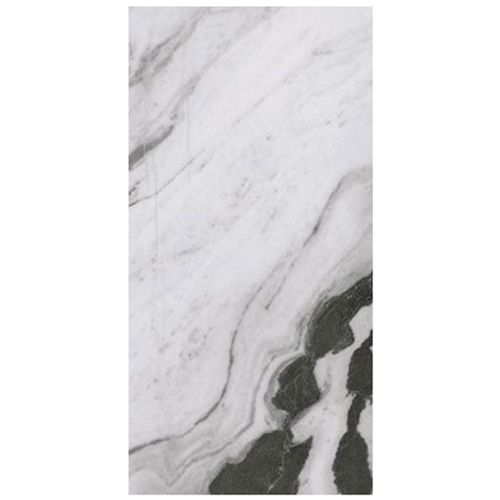 RAK Panda Marble White 600x1200mm Porcelain Tiles (2 Tiles 1.44m²)