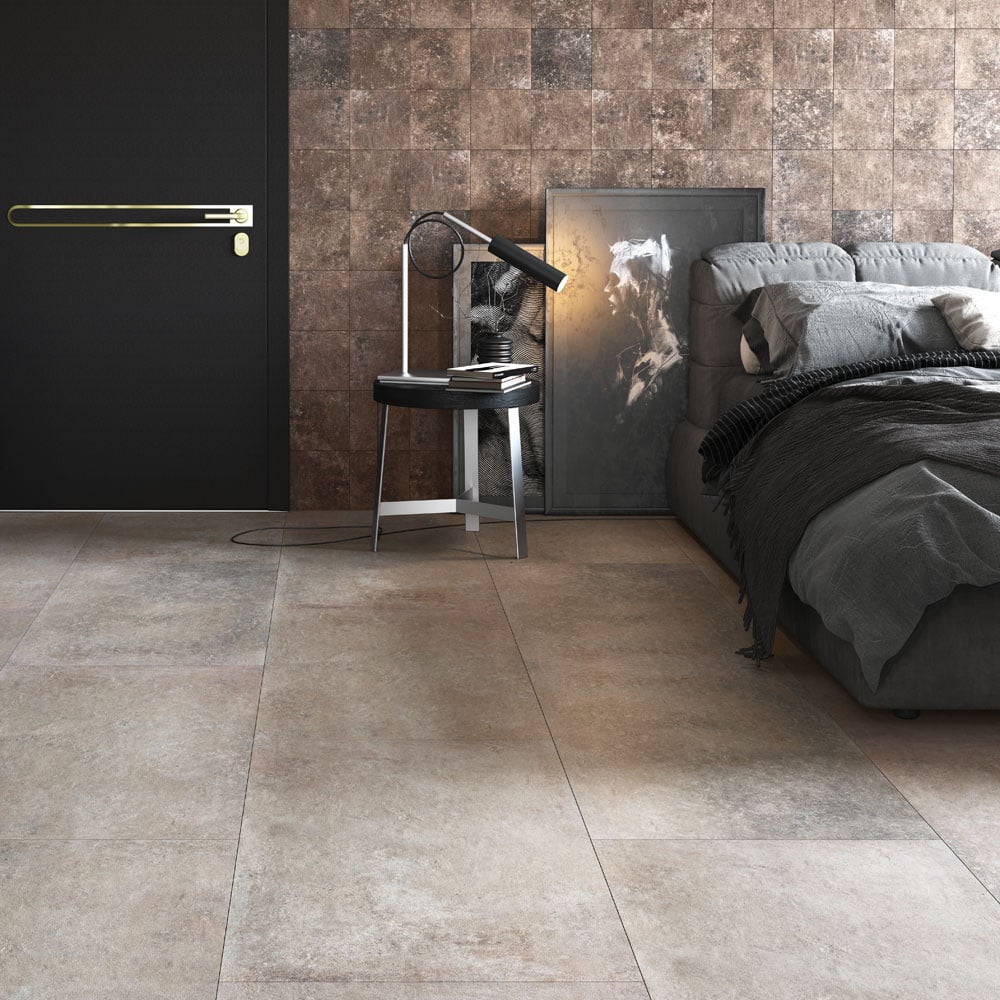 RAK Maremma Grey 600x600mm Porcelain Tiles (4 Tiles 1.44m²)