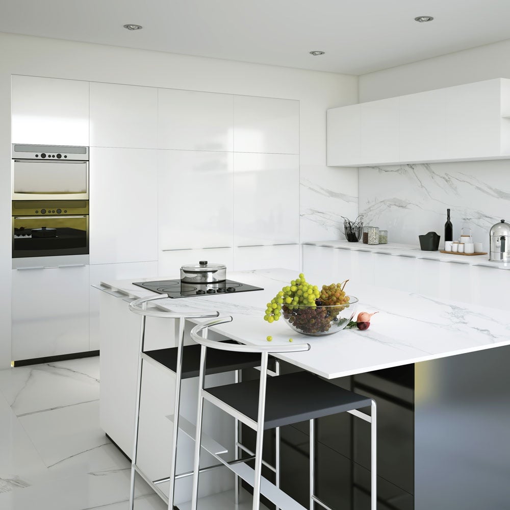 RAK Maximus Classic Carrara Grey 600x1200mm Porcelain Tiles (2 Tiles 1.44m²)