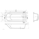 nuie-barmby-round-single-ended-straight-bath-1700x750--front-panel-