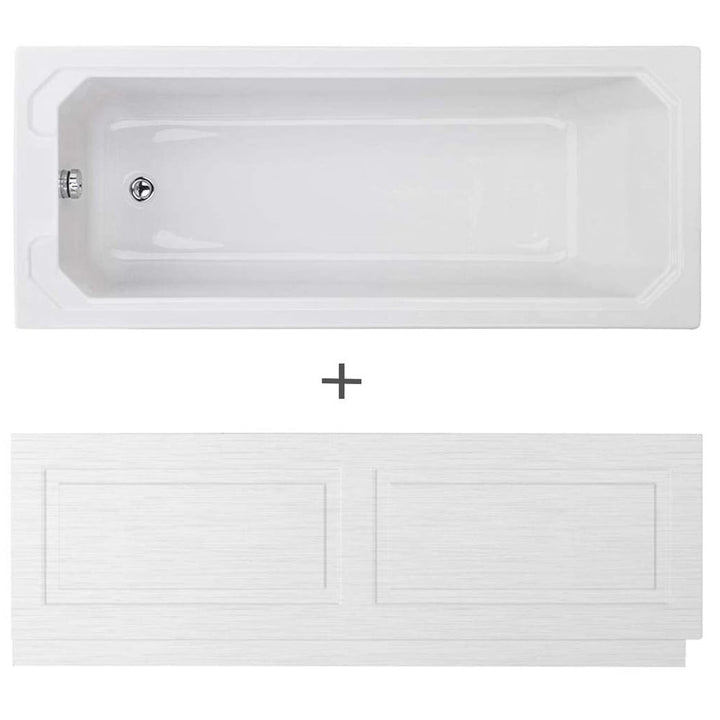 nuie-ascott-traditional-white-single-ended-art-deco-bath-1700x700mm--front-panel-