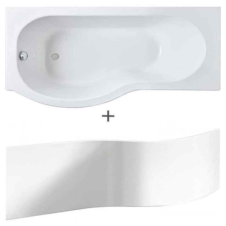 nuie-curved-p-shaped-single-ended-bath-lh-1700x850x700--front-panel-