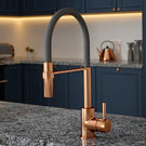 vibrance-copper--grey-pullout-spout-single-lever-kitchen-sink-mixer-tap-
