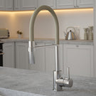 vibrance-nickel-and-ivory-pullout-spout-single-lever-kitchen-sink-mixer-tap-