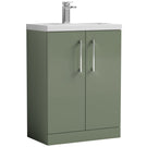 nuie-arno-compact-satin-green-600mm-floor-stading-2-door-vanity-unit--polymarble-basin-