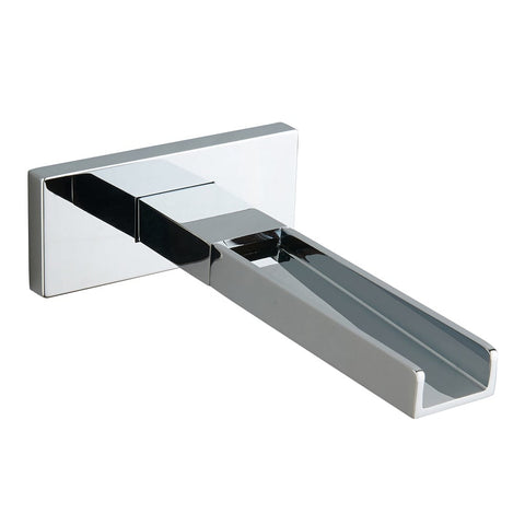 Astini Chrome Square Modern Waterfall Bath Spout