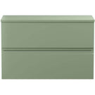 hudson-reed-urban-satin-green-800mm-wall-hung-2-drawer-unit--worktop-