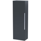 hudson-reed-fluted-satin-anthracite-400mm-single-door-tall-unit---flu1462-