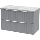 hudson-reed-fluted-satin-grey-800mm-wall-hung-2-drawer-vanity-unit--laminate-top-dff295lbg-