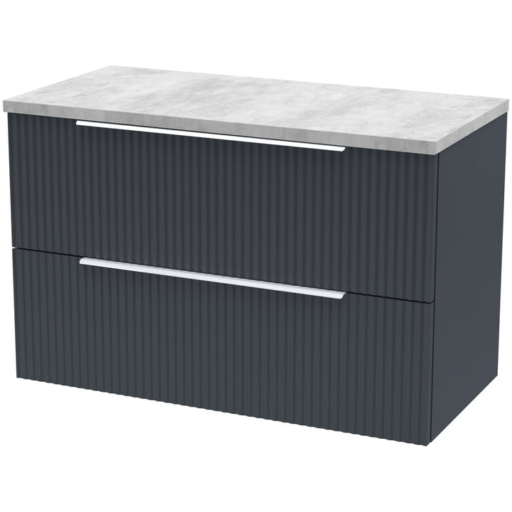 hudson-reed-fluted-satin-anthracite-800mm-wall-hung-2-drawer-vanity--laminate-top-dff1495lbg-