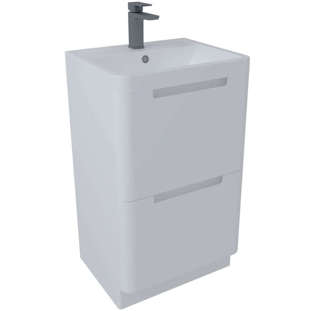 Astini Monza 500mm Floor Standing Vanity Unit & Basin
