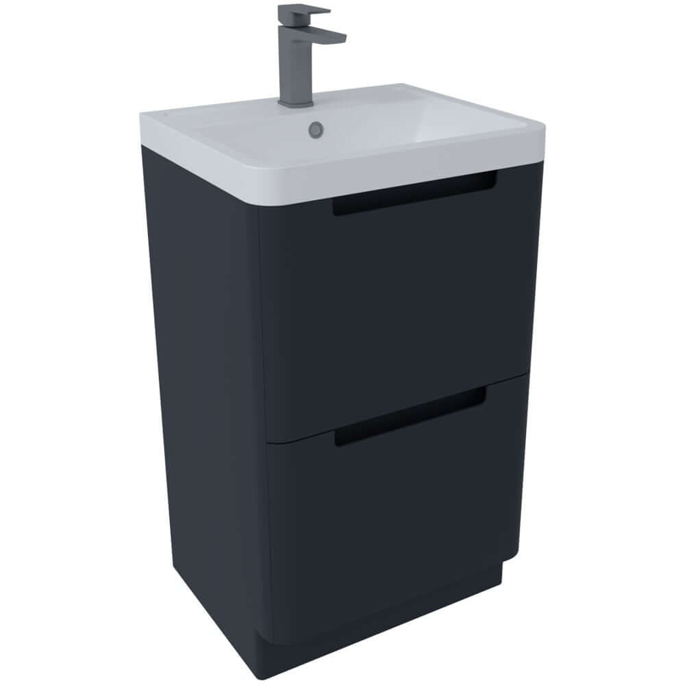 Astini Monza 500mm Floor Standing Vanity Unit & Basin