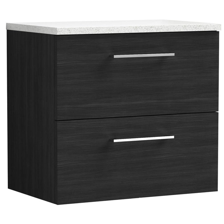 nuie-arno-charcoal-black-600mm-wall-hung-2-drawer-vanity-unit--laminate-top-arn624lsw-