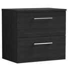 nuie-arno-charcoal-black-600mm-wall-hung-2-drawer-vanity-unit--worktop-