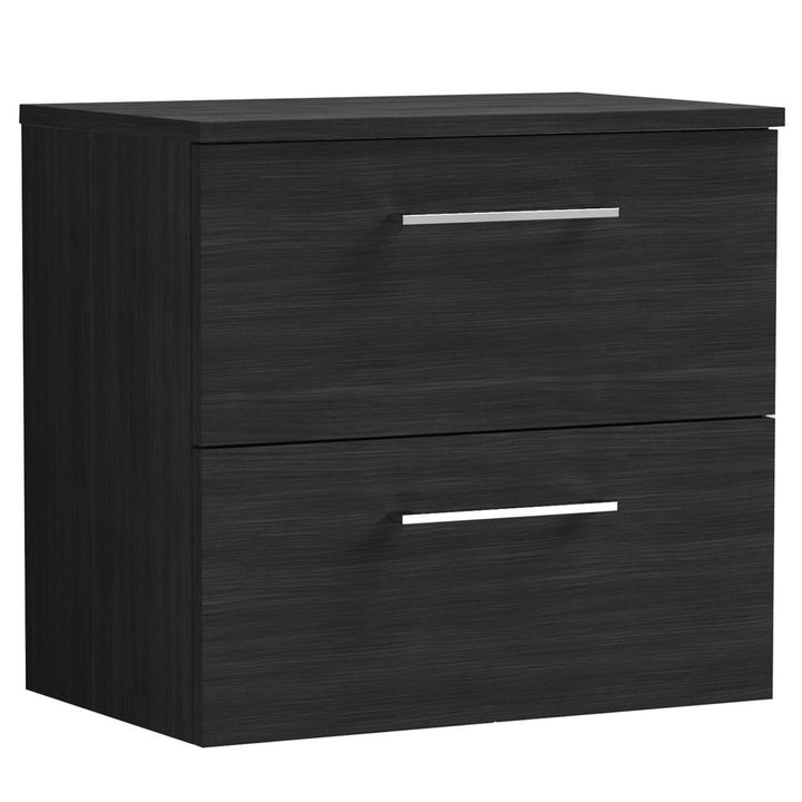 nuie-arno-charcoal-black-600mm-wall-hung-2-drawer-vanity-unit--worktop-
