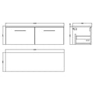 nuie-arno-satin-green-1200mm-wall-hung-2-drawer-vanity-unit--worktop-