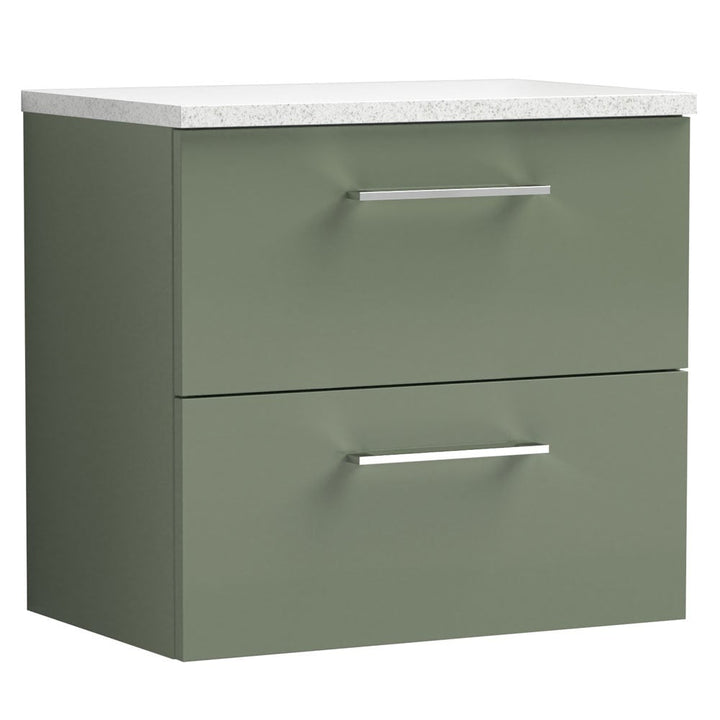 nuie-arno-satin-green-600mm-wall-hung-2-drawer-vanity-unit--laminate-top-arn824lsw-