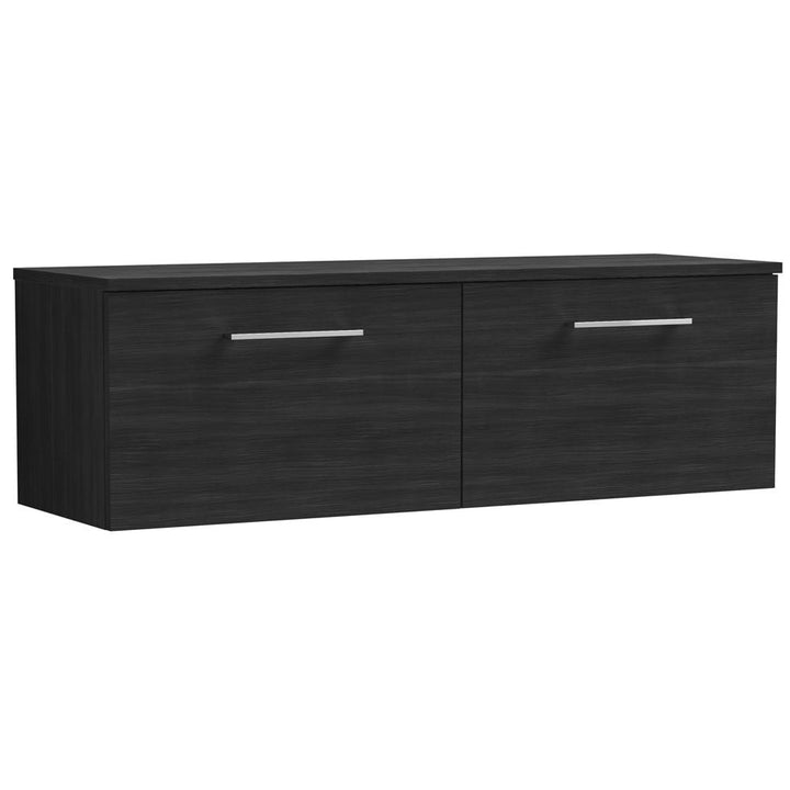 nuie-arno-charcoal-black-1200mm-wall-hung-2-drawer-vanity-unit--worktop-